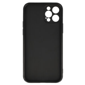 iPhone 12 pro ümbris (silikoon TPU Matt) (must)