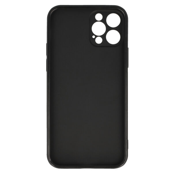 iPhone 12 pro ümbris (silikoon TPU Matt) (must)