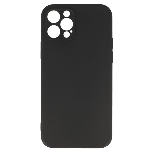 iPhone 12 pro ümbris (silikoon TPU Matt) (must) - Image 2