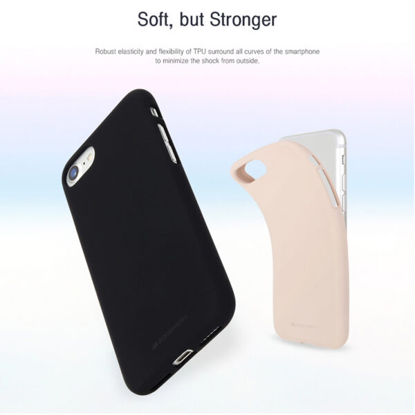 iPhone 7/8 ümbris (silikoon TPU Matt) (must) - Image 2
