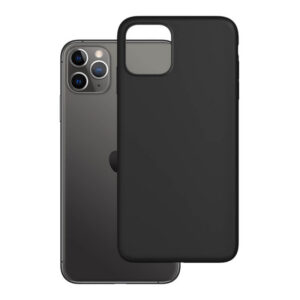 iPhone XS MAX ümbris (silikoon TPU Matt) (must)