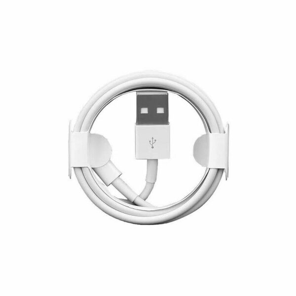 IPHONE LAADIMISJUHE (USB kaabel, 1m, valge) - Image 3